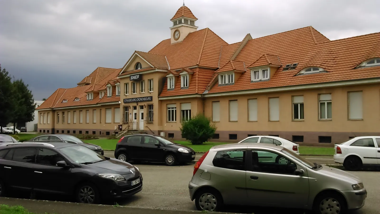 La gare de Cronenbourg, quartier ouest de Strasbourg